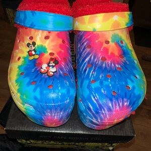 Cape Robbin Multi-Color Clogs with Cartoon Charms